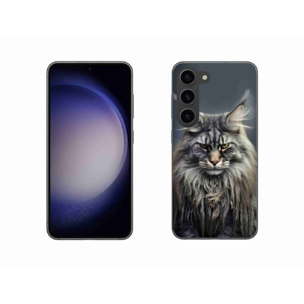 Gél borítás mmCase Samsung Galaxy S23 5G - macskaszem nézet 4