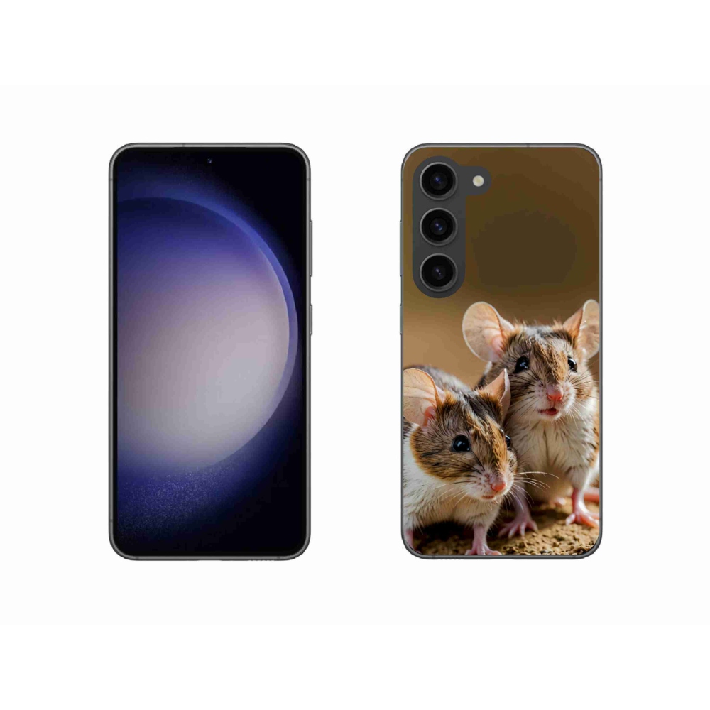 Zselés borítás mmCase Samsung Galaxy S23 5G - egér duóhoz