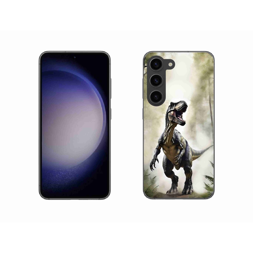 Gél borítás mmCase Samsung Galaxy S23 5G - dühös T-Rex