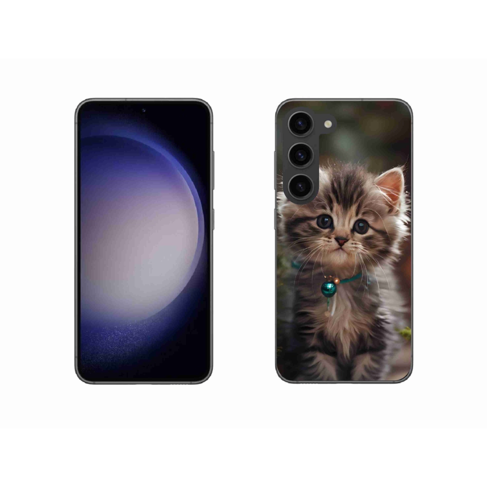 Gél borítás mmCase Samsung Galaxy S23 5G - aranyos cica 11