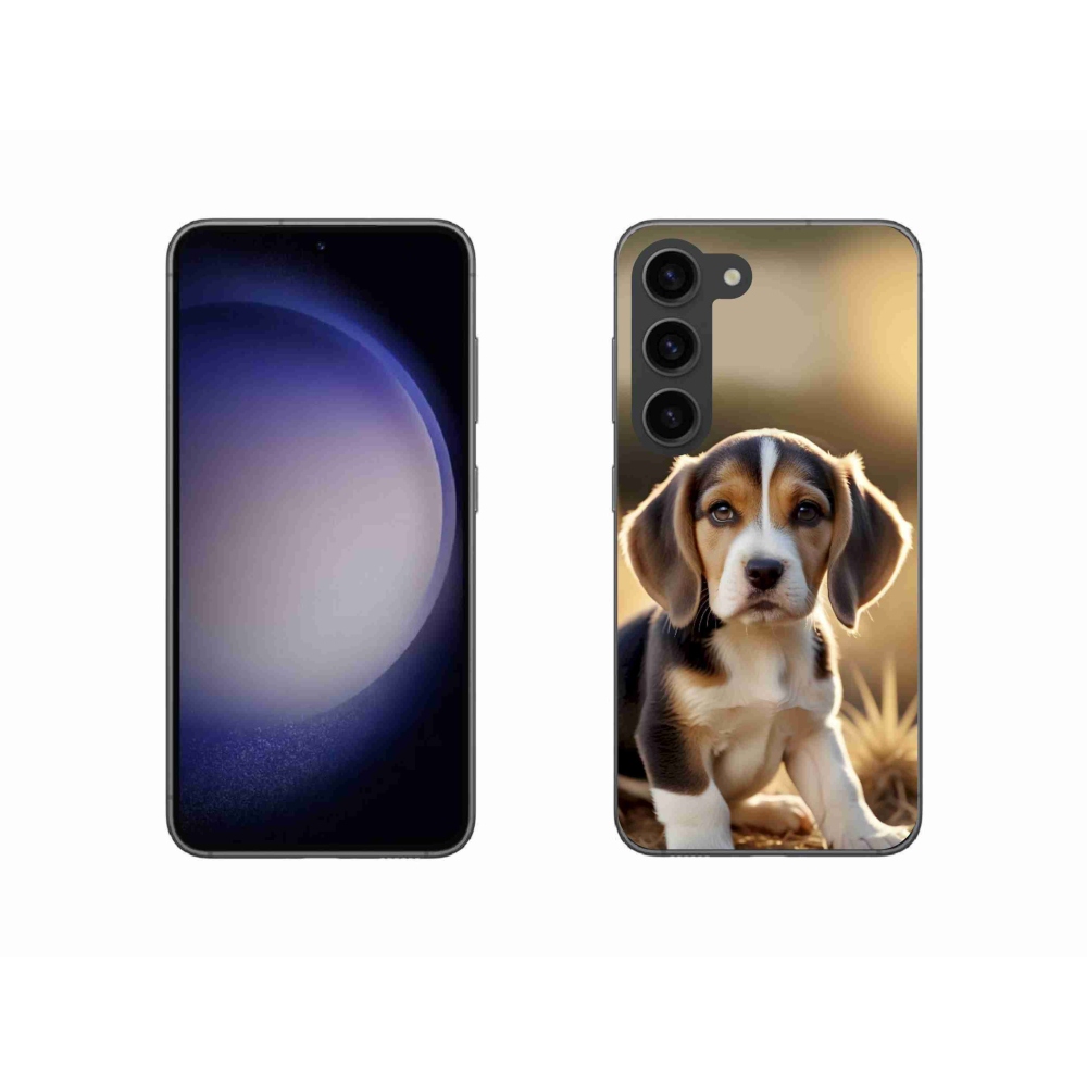 Gél borítás mmCase Samsung Galaxy S23 5G - aranyos beagle - Samsung Galaxy S23 5G számára
