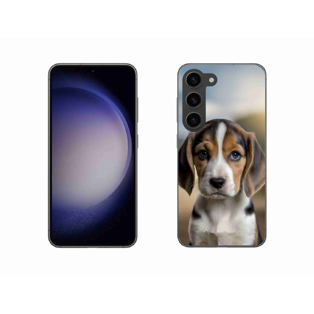 Gél borítás mmCase Samsung Galaxy S23 5G - aranyos beagle - Samsung Galaxy S23 5G számára