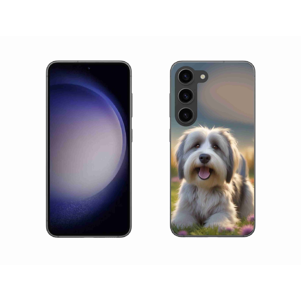 Gél borítás mmCase Samsung Galaxy S23 5G - aranyos havannai kutya