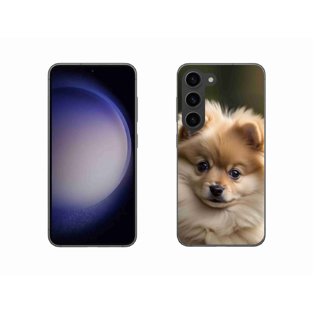 Gél borítás mmCase Samsung Galaxy S23 5G - aranyos pomerániai 2