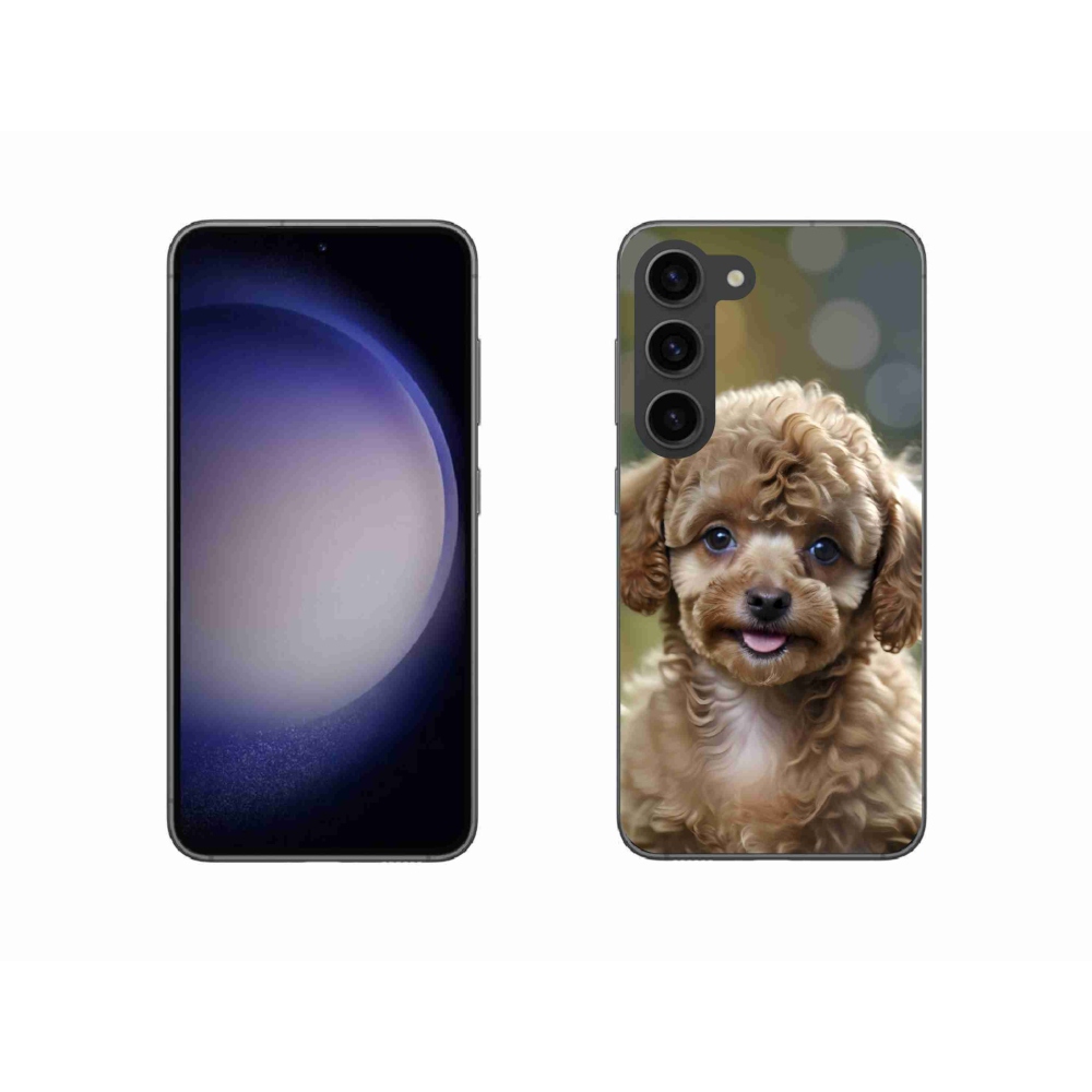 Gél borítás mmCase Samsung Galaxy S23 5G - aranyos uszkár