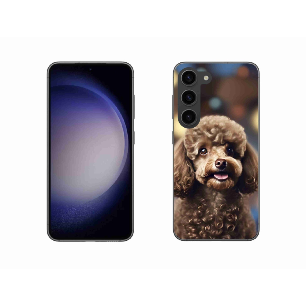 Gél borítás mmCase Samsung Galaxy S23 5G - aranyos uszkár