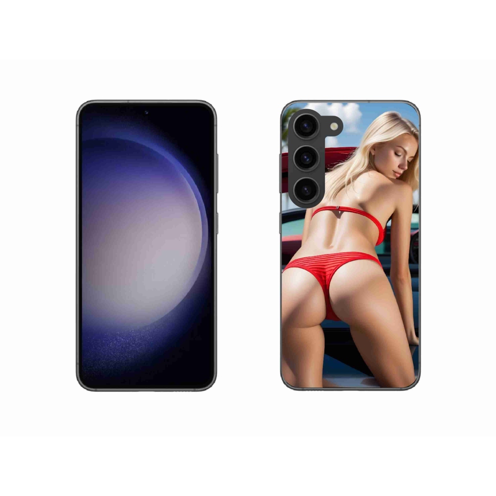 Gél borítás mmCase Samsung Galaxy S23 5G - szexi nő 2