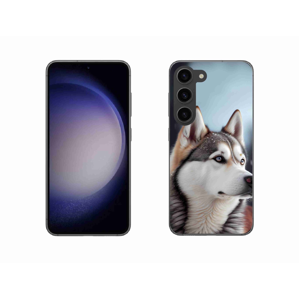 Gél borítás mmCase Samsung Galaxy S23 5G - Szibériai husky - Samsung Galaxy S23 5G számára