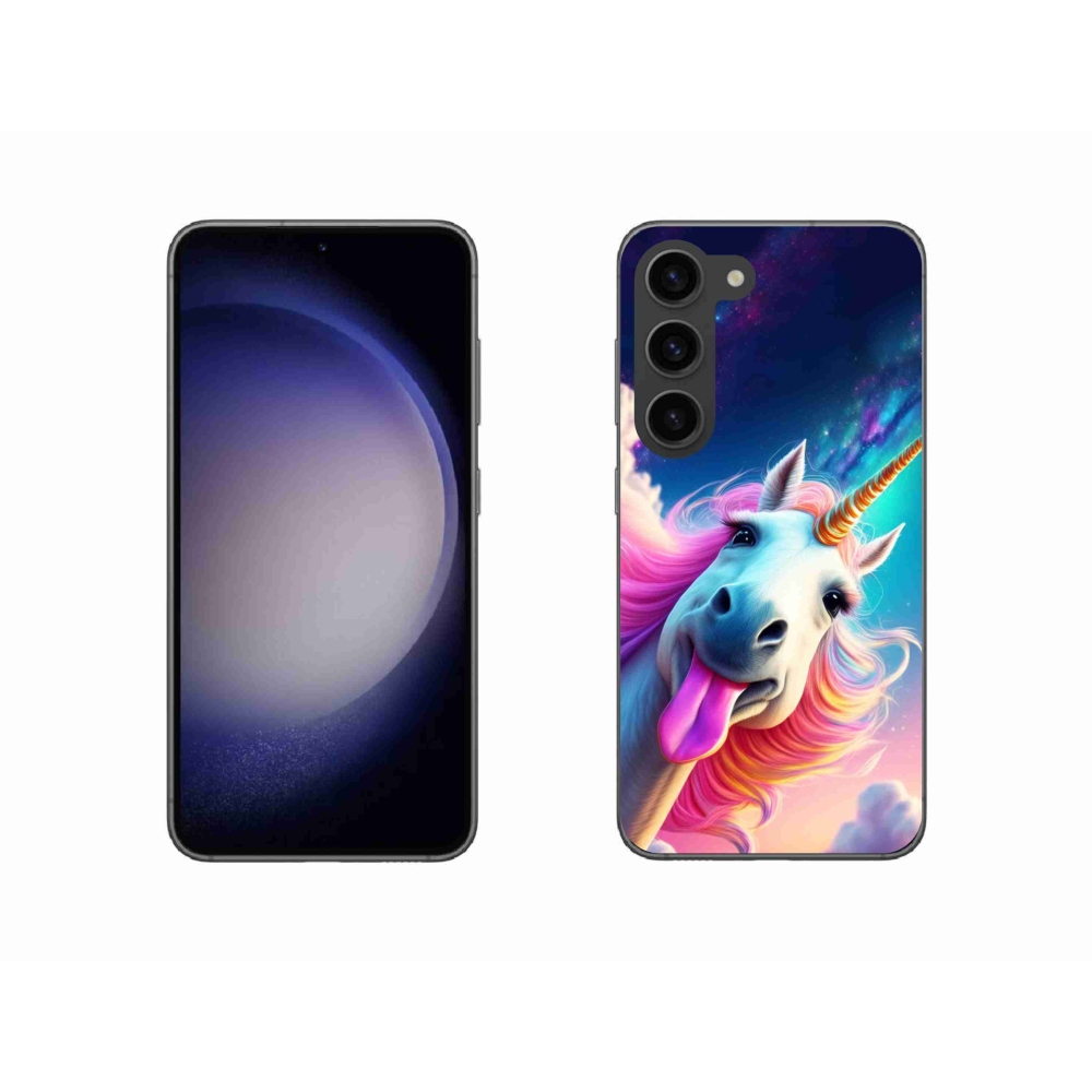 Gél borítás mmCase Samsung Galaxy S23 5G - őrült egyszarvúhoz