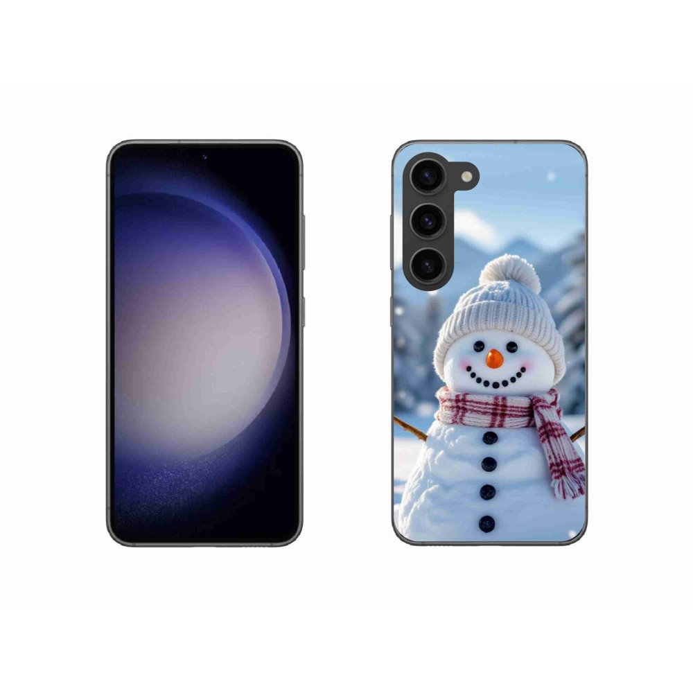 Zselés borítás mmCase Samsung Galaxy S23 5G - hóember 3