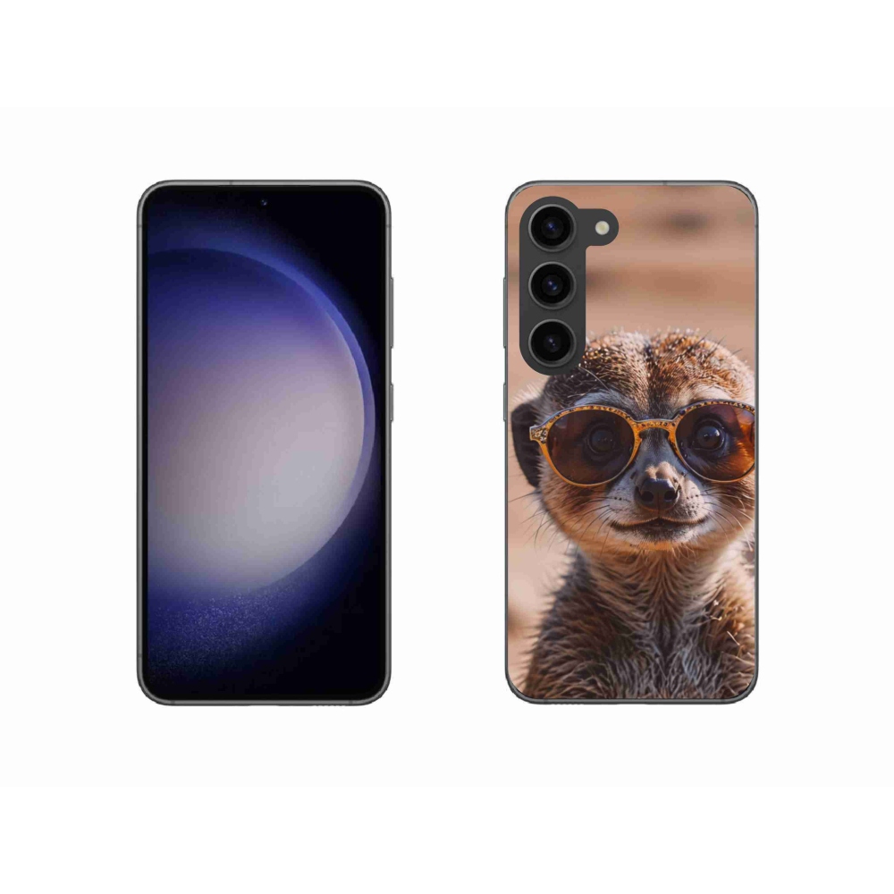 Gél borítás mmCase Samsung Galaxy S23 5G - stílusos surikata