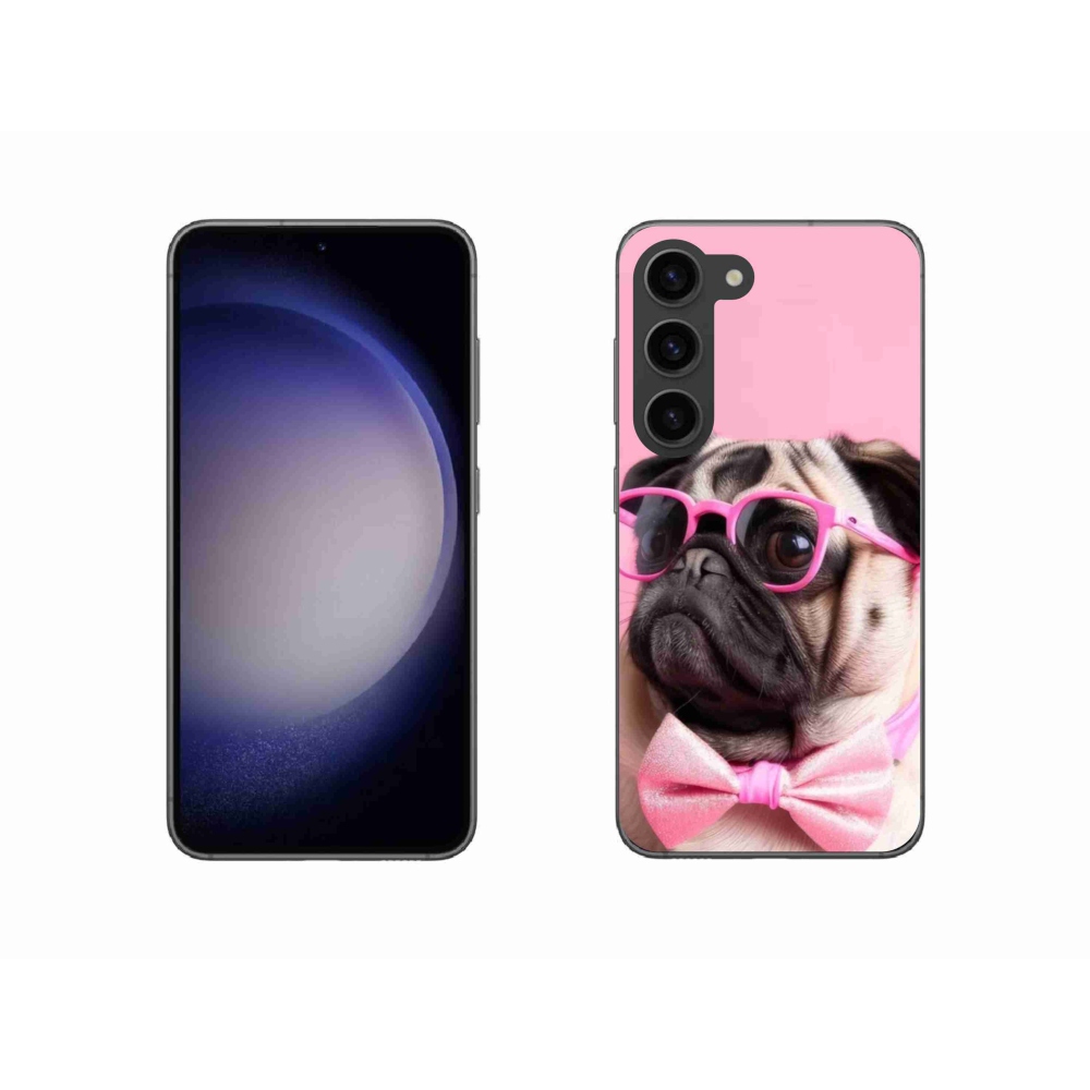 Gél borítás mmCase Samsung Galaxy S23 5G - stílusos mopsz - Samsung Galaxy S23 5G - gél tok