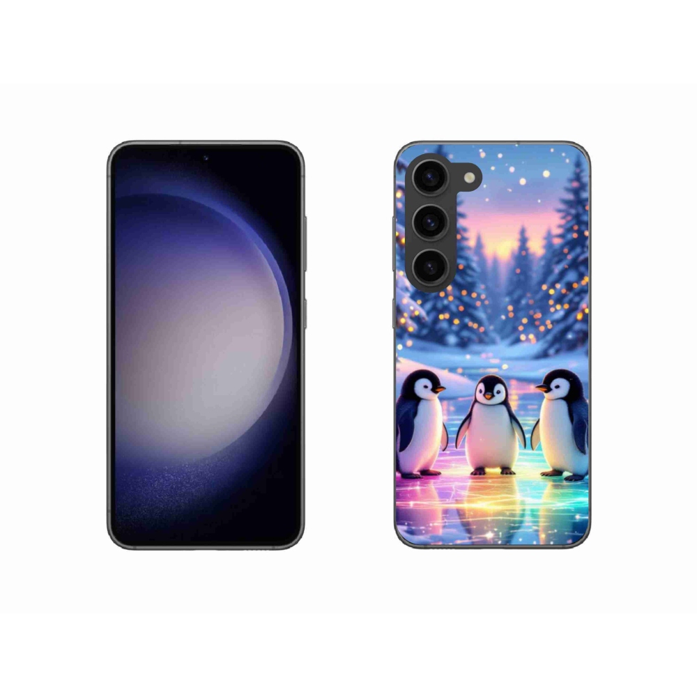 Gél borító mmCase Samsung Galaxy S23 5G - pingvinekhez