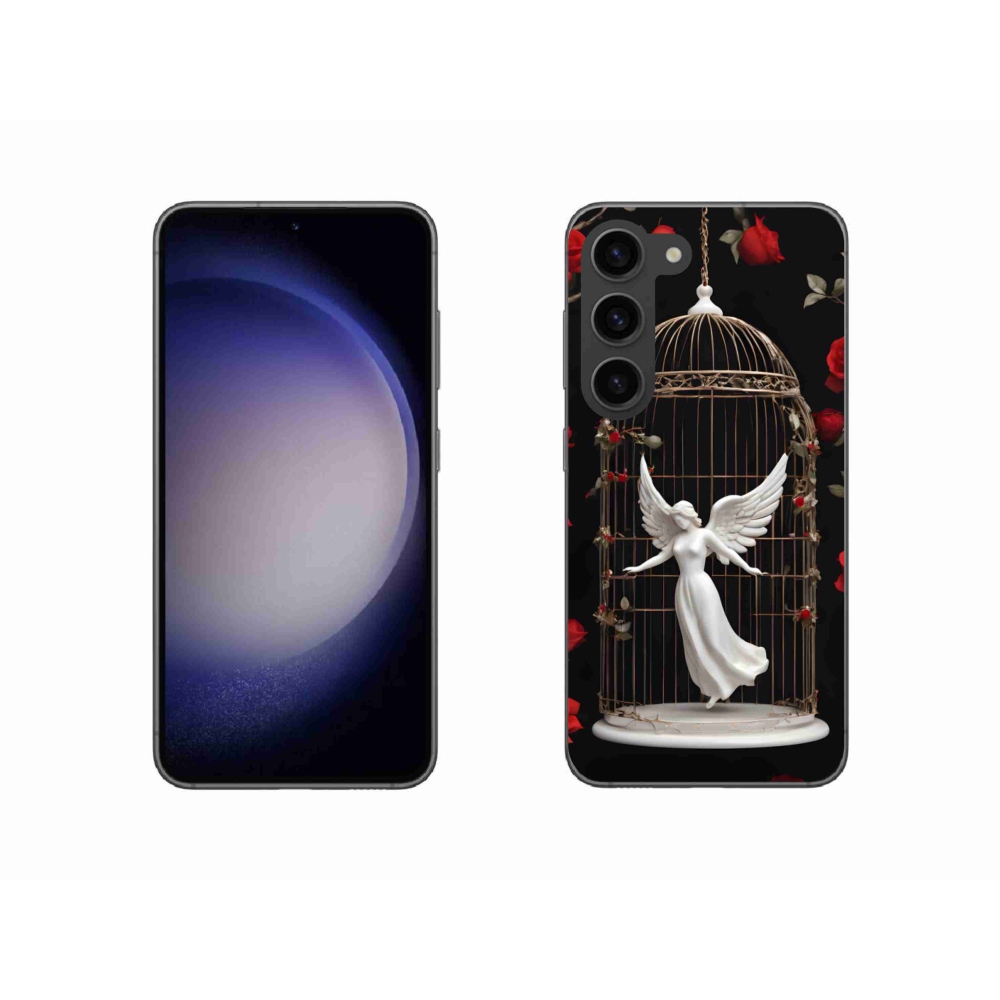 Gél borítás mmCase Samsung Galaxy S23 5G - csapdába esett angyal
