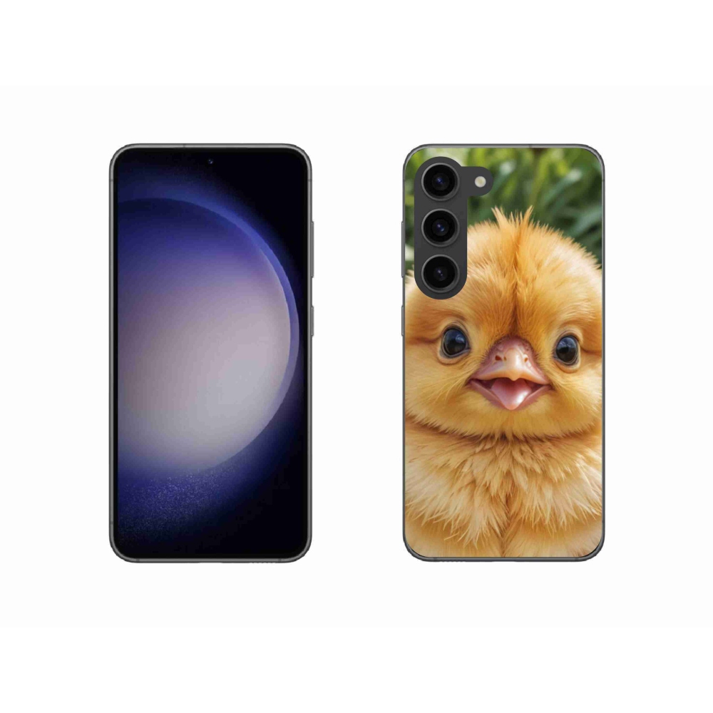 Gél borítás mmCase Samsung Galaxy S23 5G - boldog csaj - Samsung Galaxy S23 5G - boldog csaj