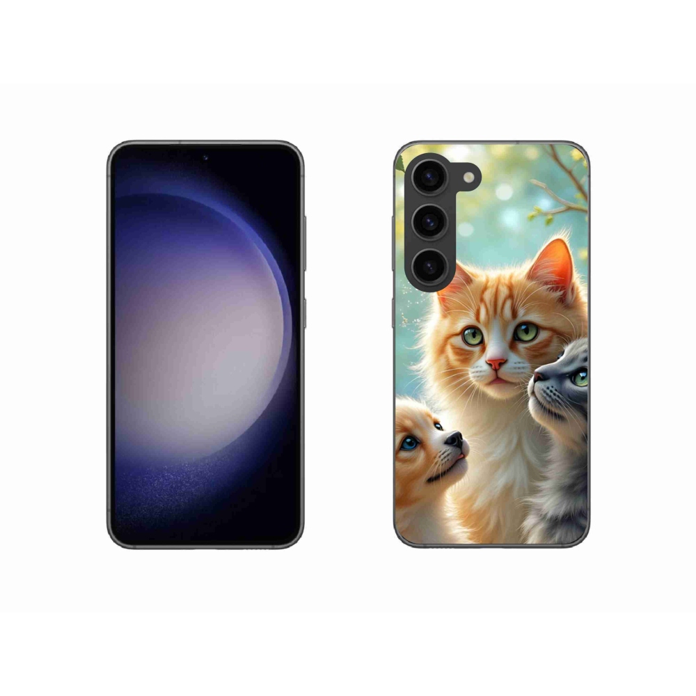 Gél borító mmCase Samsung Galaxy S23 5G - állatbarátság 2