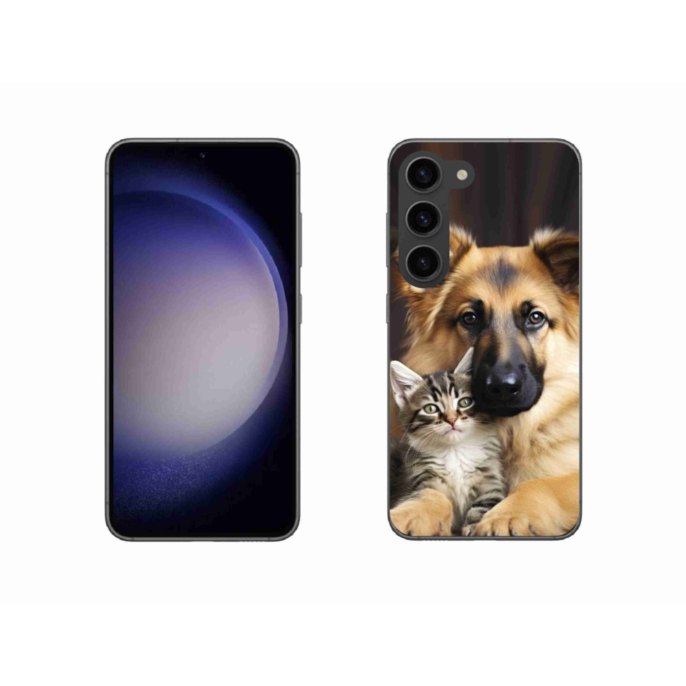 Gél borítás mmCase Samsung Galaxy S23 5G - állatbarátság