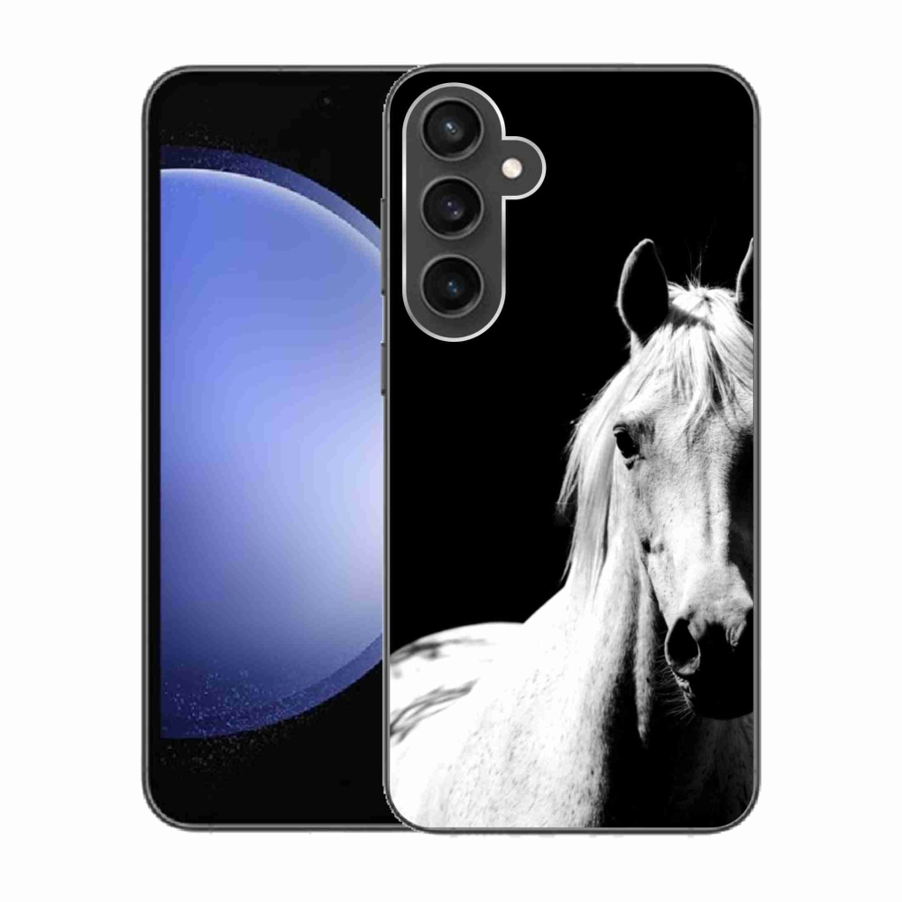 Zselés borítás mmCase Samsung Galaxy S23 FE - fehér ló 5
