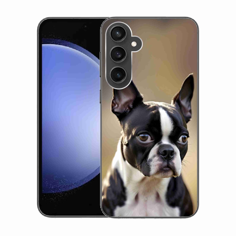 Gél borítás mmCase Samsung Galaxy S23 FE készülékhez - Boston Terrier