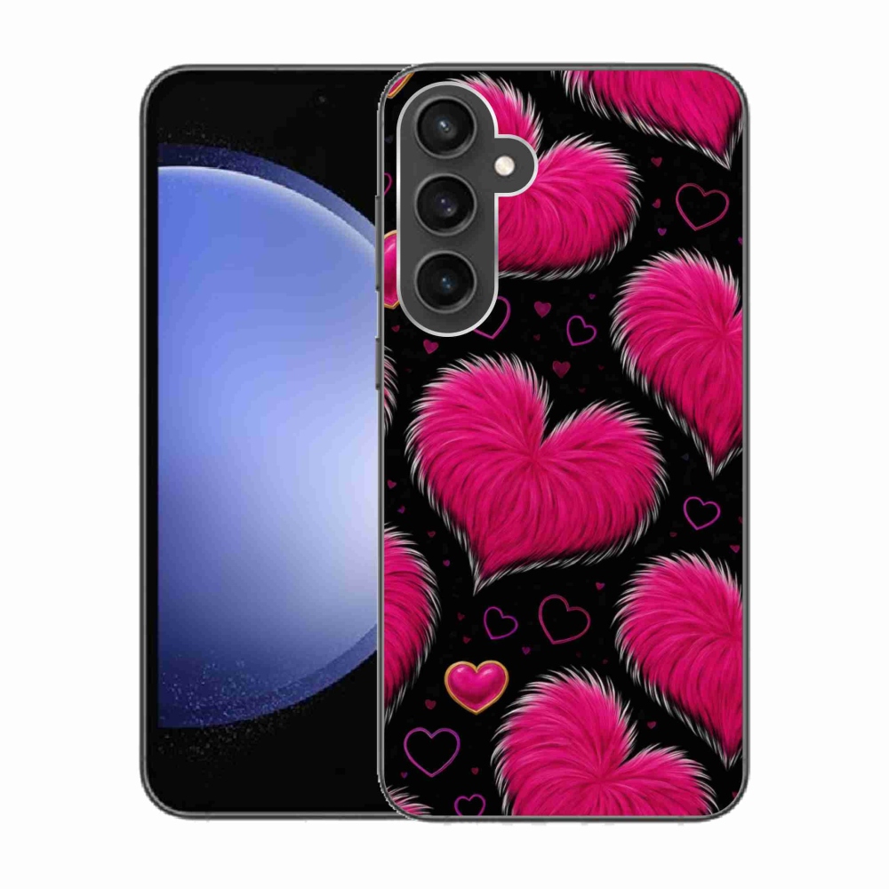 Gél borítás mmCase Samsung Galaxy S23 FE készülékhez - puha szívecske