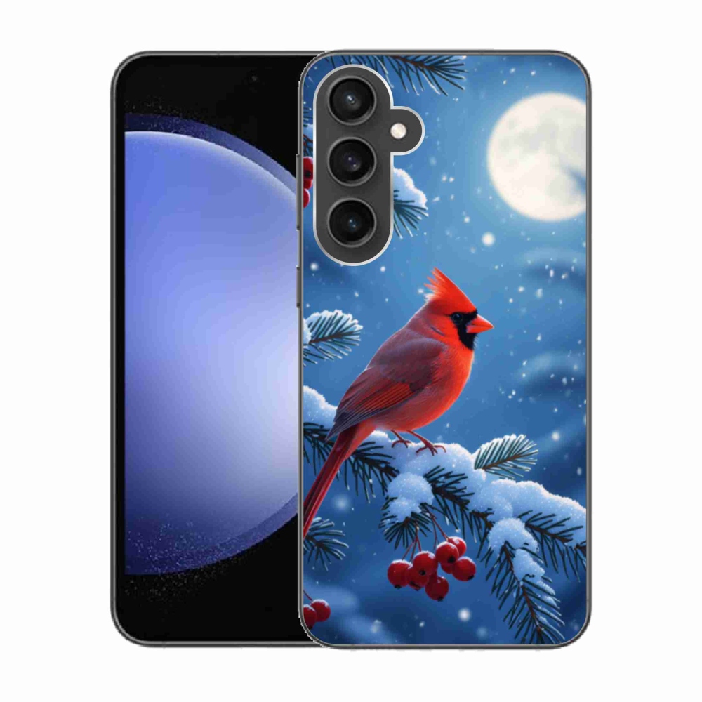 Zselés borítás mmCase Samsung Galaxy S23 FE készülékhez - kardinálpiros színű