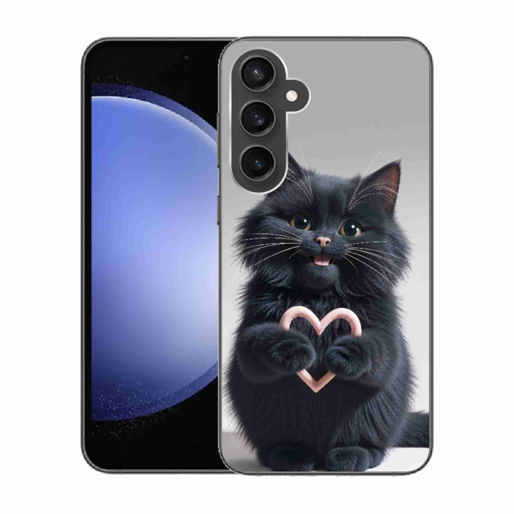 Gél borító mmCase Samsung Galaxy S23 FE - macskaszerelem 3