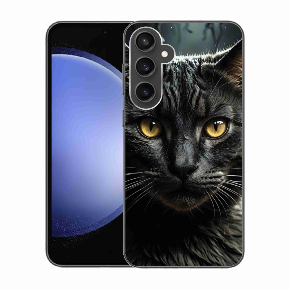 Gél borítás mmCase Samsung Galaxy S23 FE - macska nézet 3