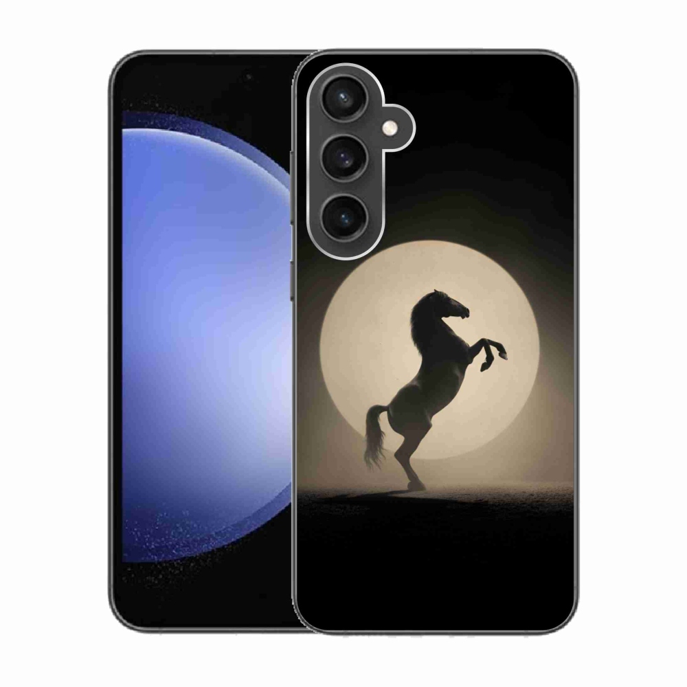 Gél borítás mmCase Samsung Galaxy S23 FE készülékhez - ló sziluettben