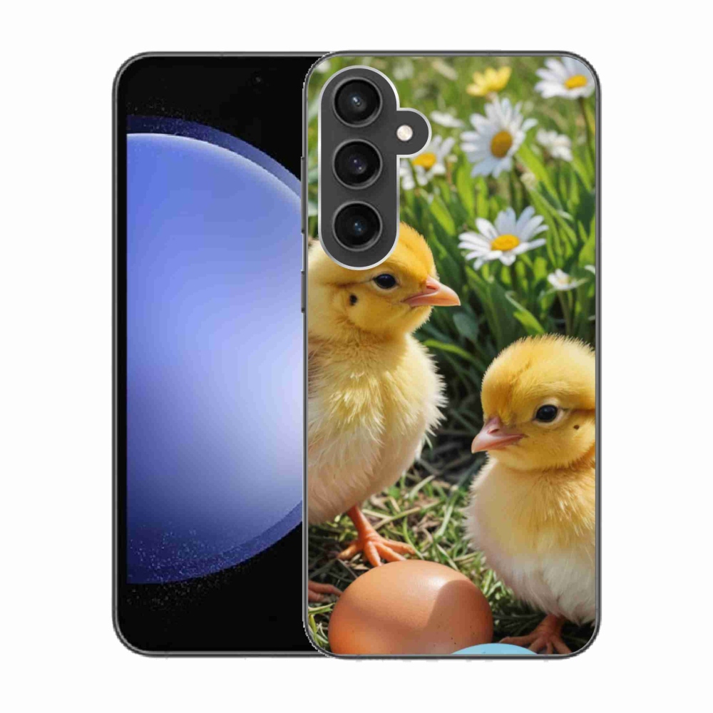 Zselés borítás mmCase Samsung Galaxy S23 FE - csirkékhez