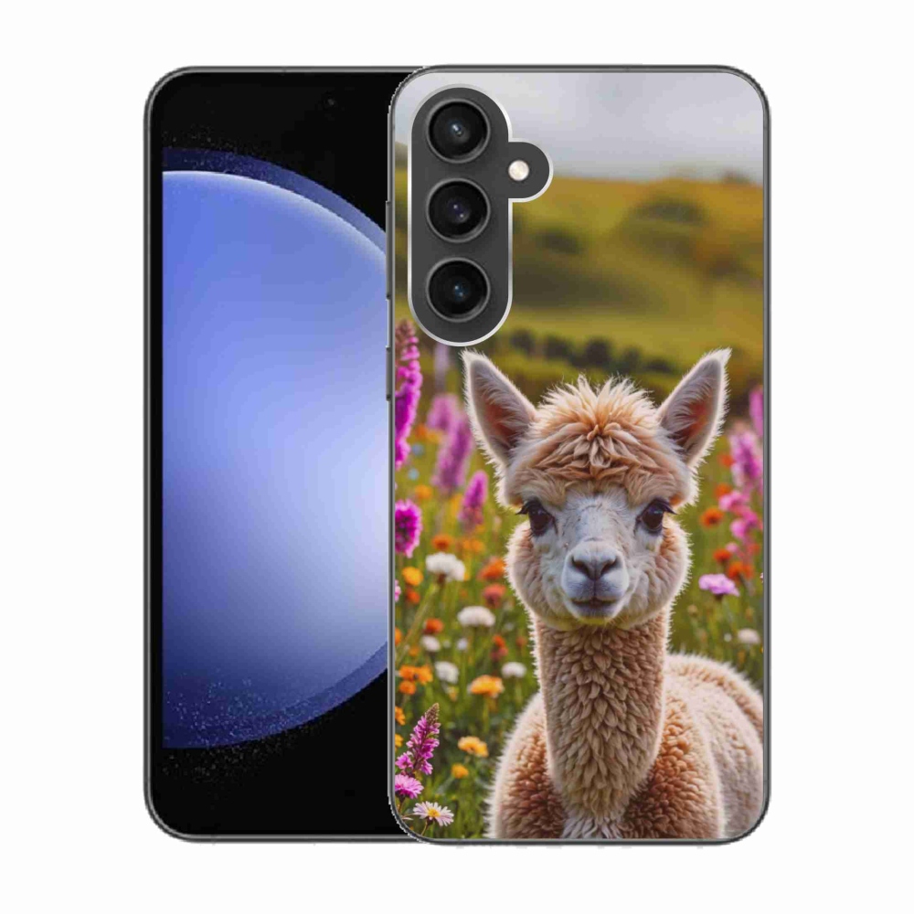 Zselés borítás mmCase Samsung Galaxy S23 FE - láma a réten
