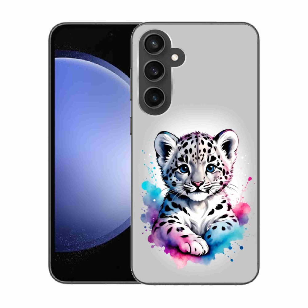 Gél borítás mmCase Samsung Galaxy S23 FE készülékhez - leopárd kölyök