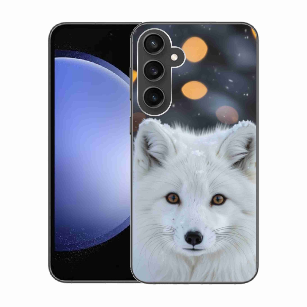 Zselés borítás mmCase Samsung Galaxy S23 FE készülékhez - polár róka