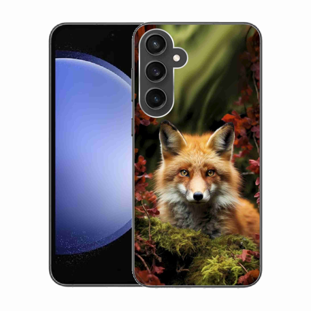 Zselés borítás mmCase Samsung Galaxy S23 FE - róka az erdőben