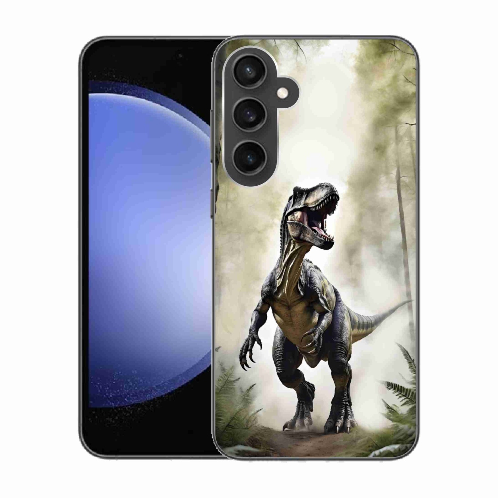 Gél borítás mmCase Samsung Galaxy S23 FE - dühös T-Rex