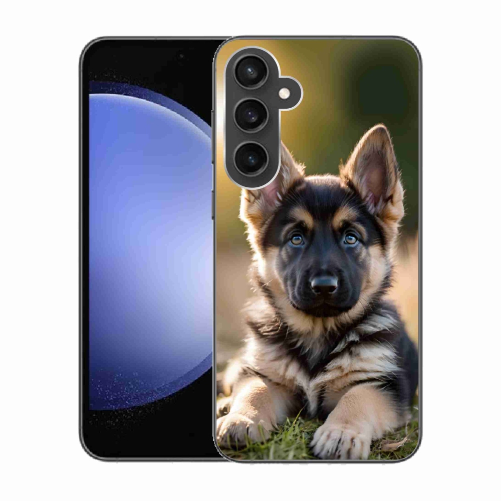 Gél borítás mmCase Samsung Galaxy S23 FE készülékhez - Német juhászkutya a természetben