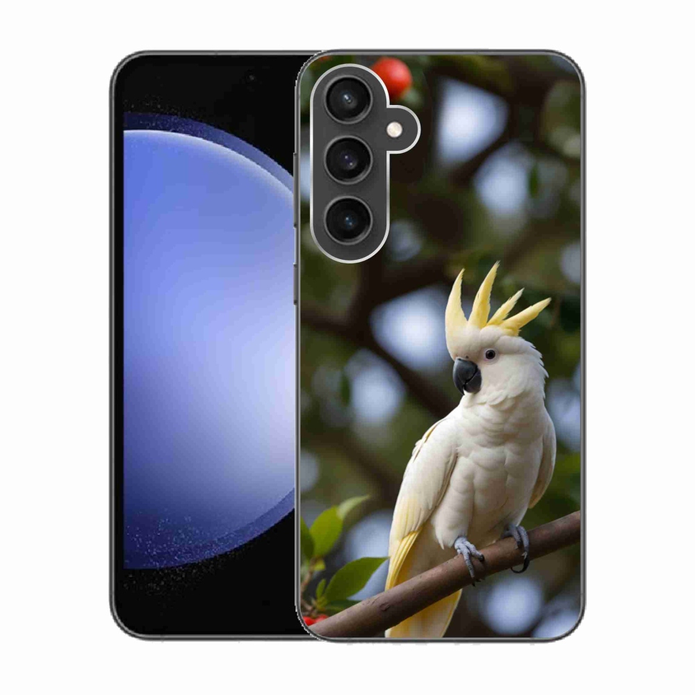 Zselés borítás mmCase Samsung Galaxy S23 FE - papagáj kakadu 3