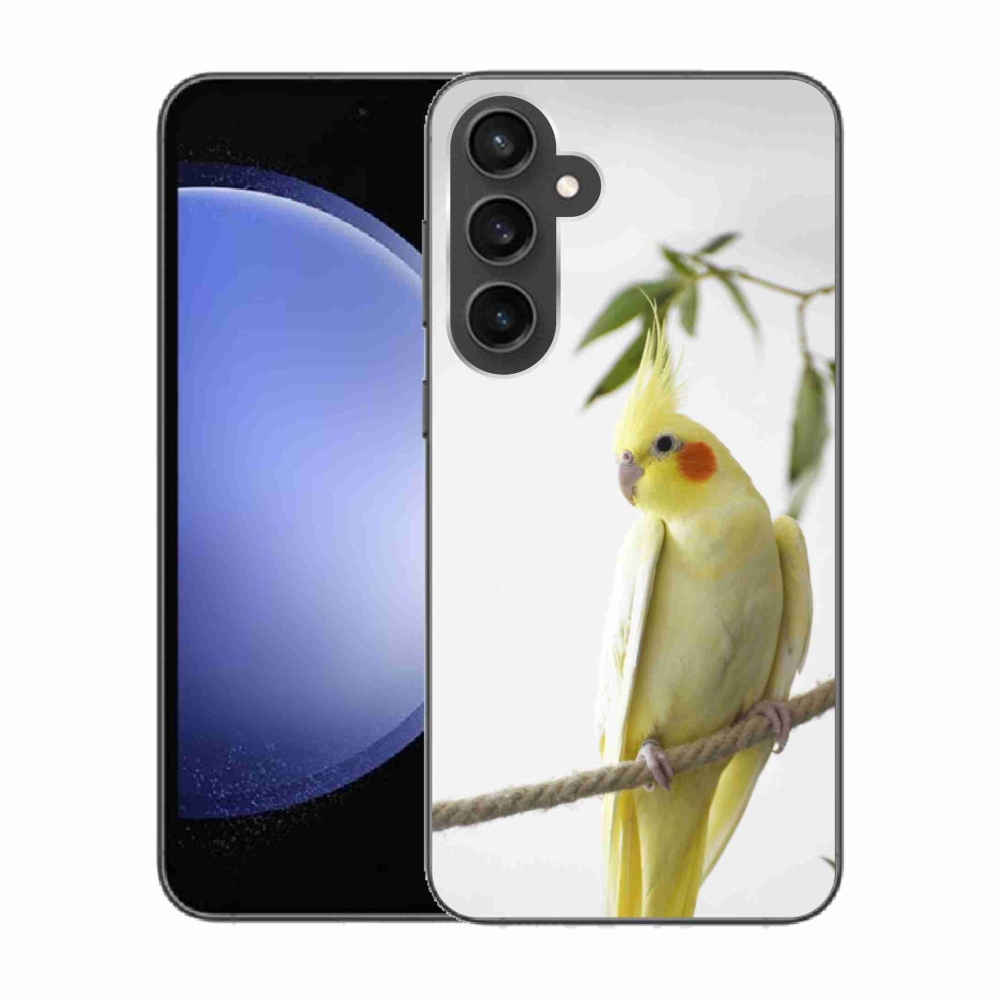 Gél borító mmCase Samsung Galaxy S23 FE - papagáj korela chocholatá