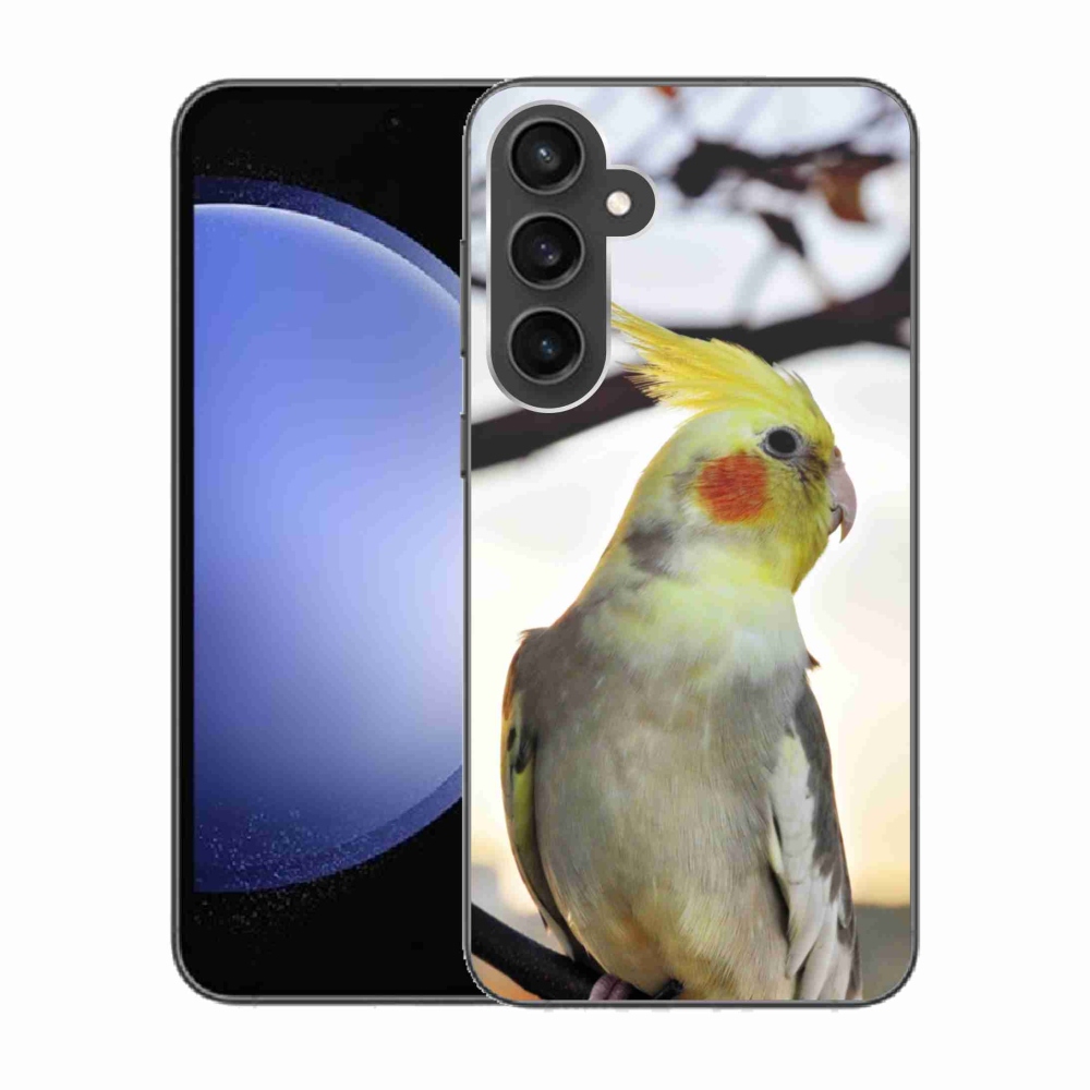 Gél borítás mmCase Samsung Galaxy S23 FE készülékhez - papagáj korela