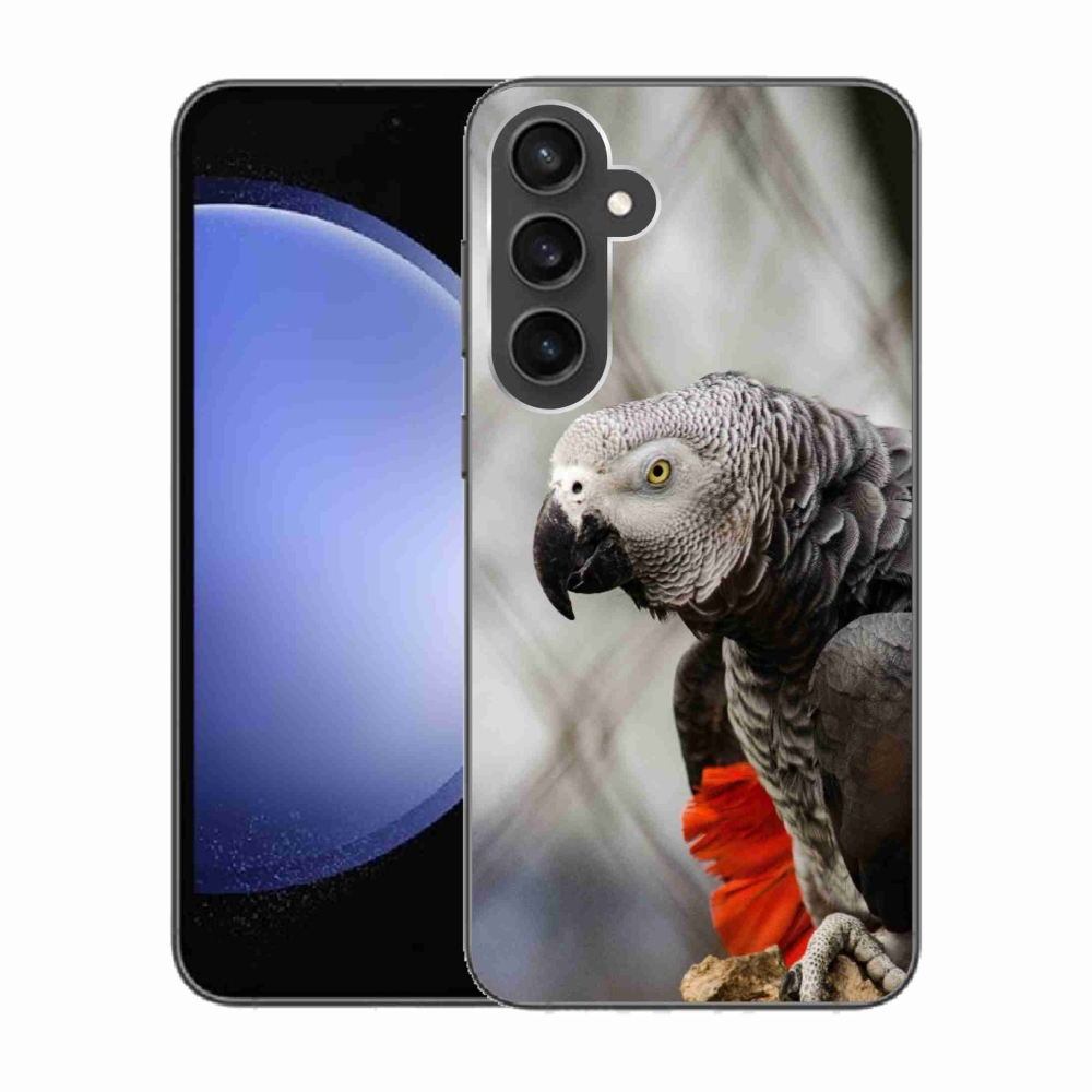 Gél borítás mmCase Samsung Galaxy S23 FE készülékhez - papagáj jacko 3