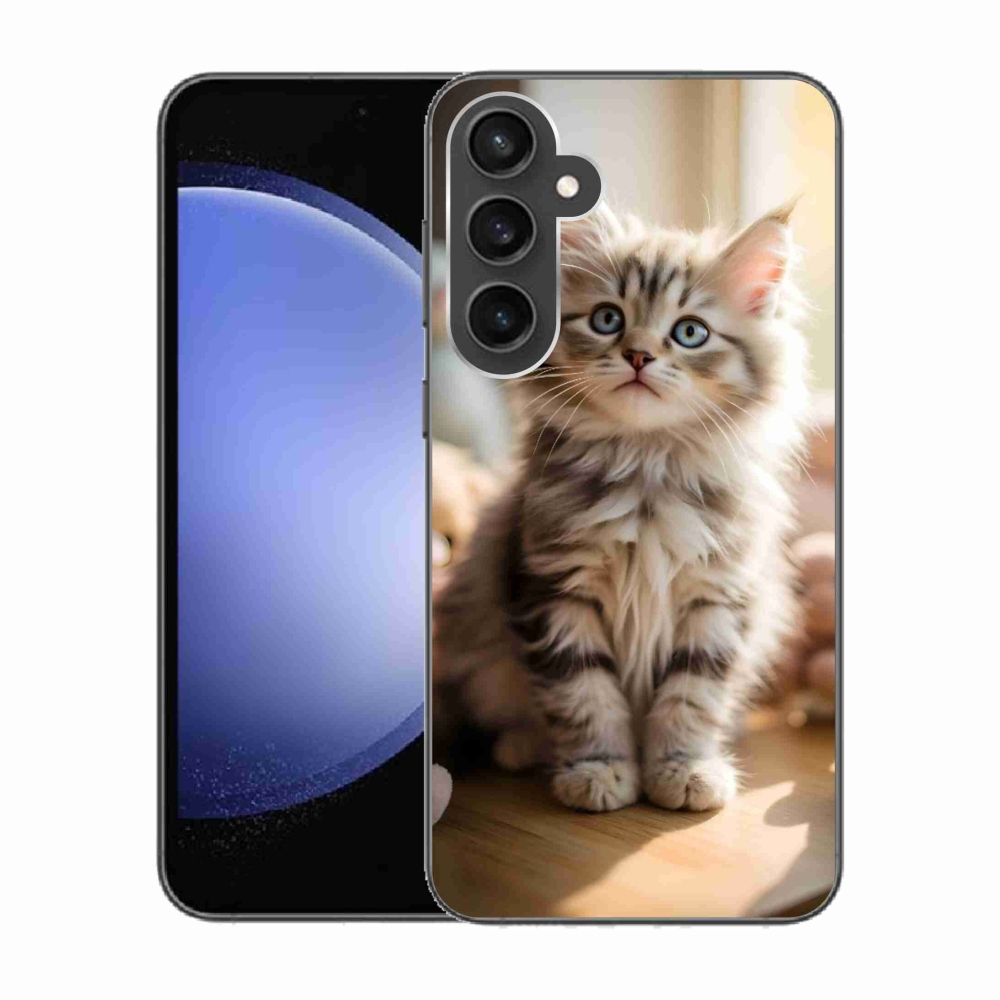 Gél borítás mmCase Samsung Galaxy S23 FE - aranyos cica 10