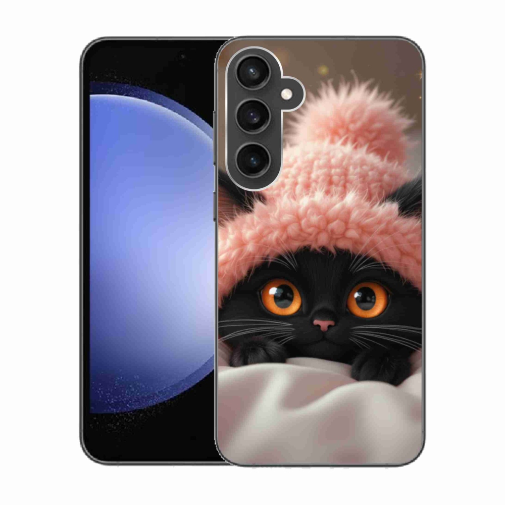 Gél borítás mmCase Samsung Galaxy S23 FE - aranyos cica 7