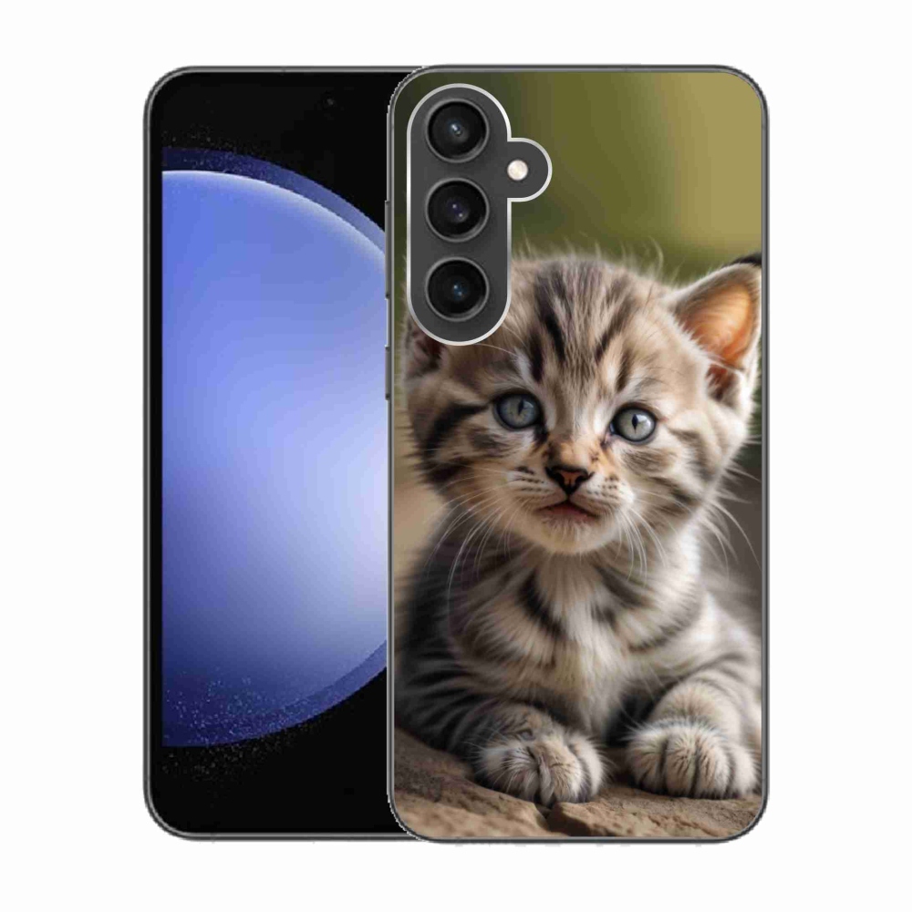 Gél borítás mmCase Samsung Galaxy S23 FE - aranyos cica 9