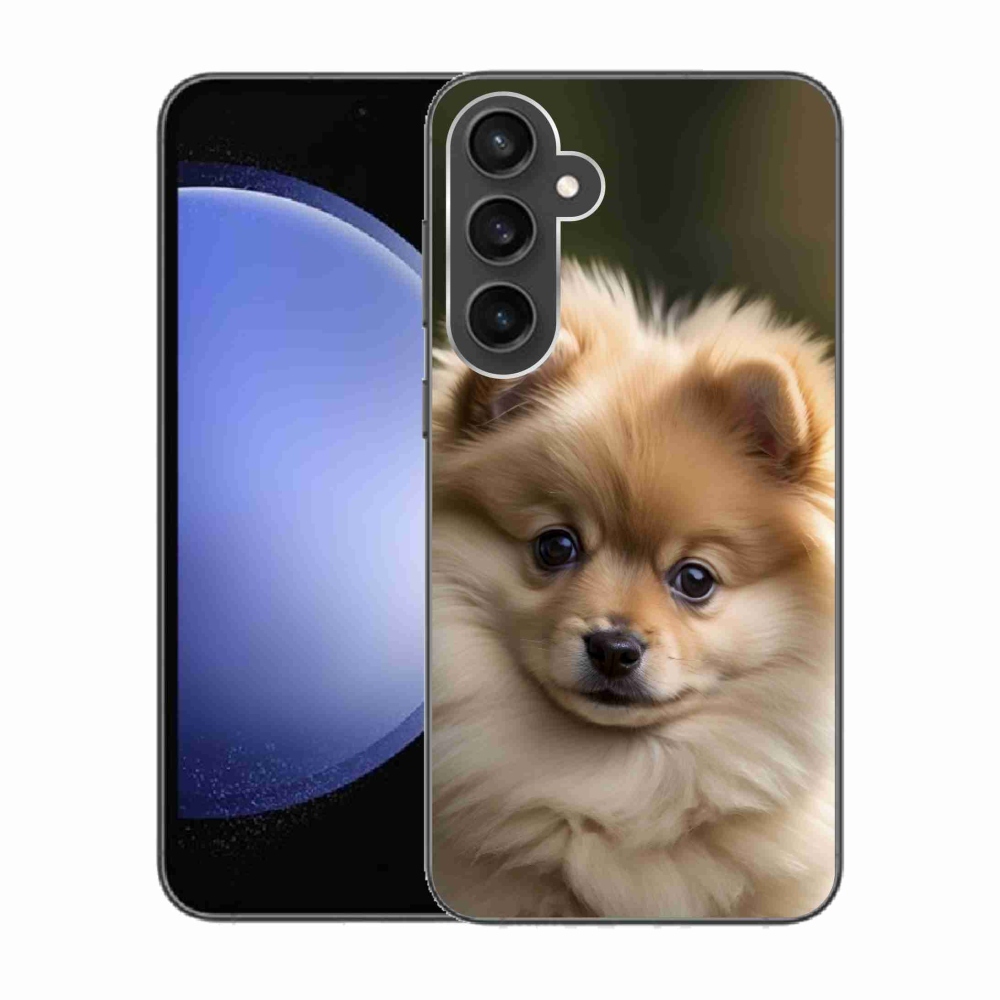 Gél borítás mmCase Samsung Galaxy S23 FE - aranyos pomerániai 2