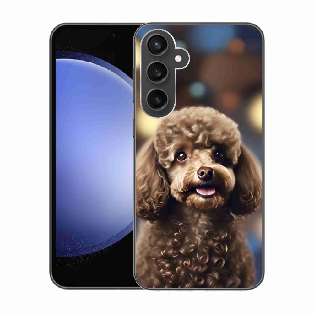 Gél borítás mmCase Samsung Galaxy S23 FE készülékhez - aranyos uszkár