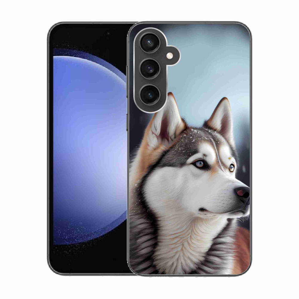 Zselés borítás mmCase Samsung Galaxy S23 FE - Szibériai husky