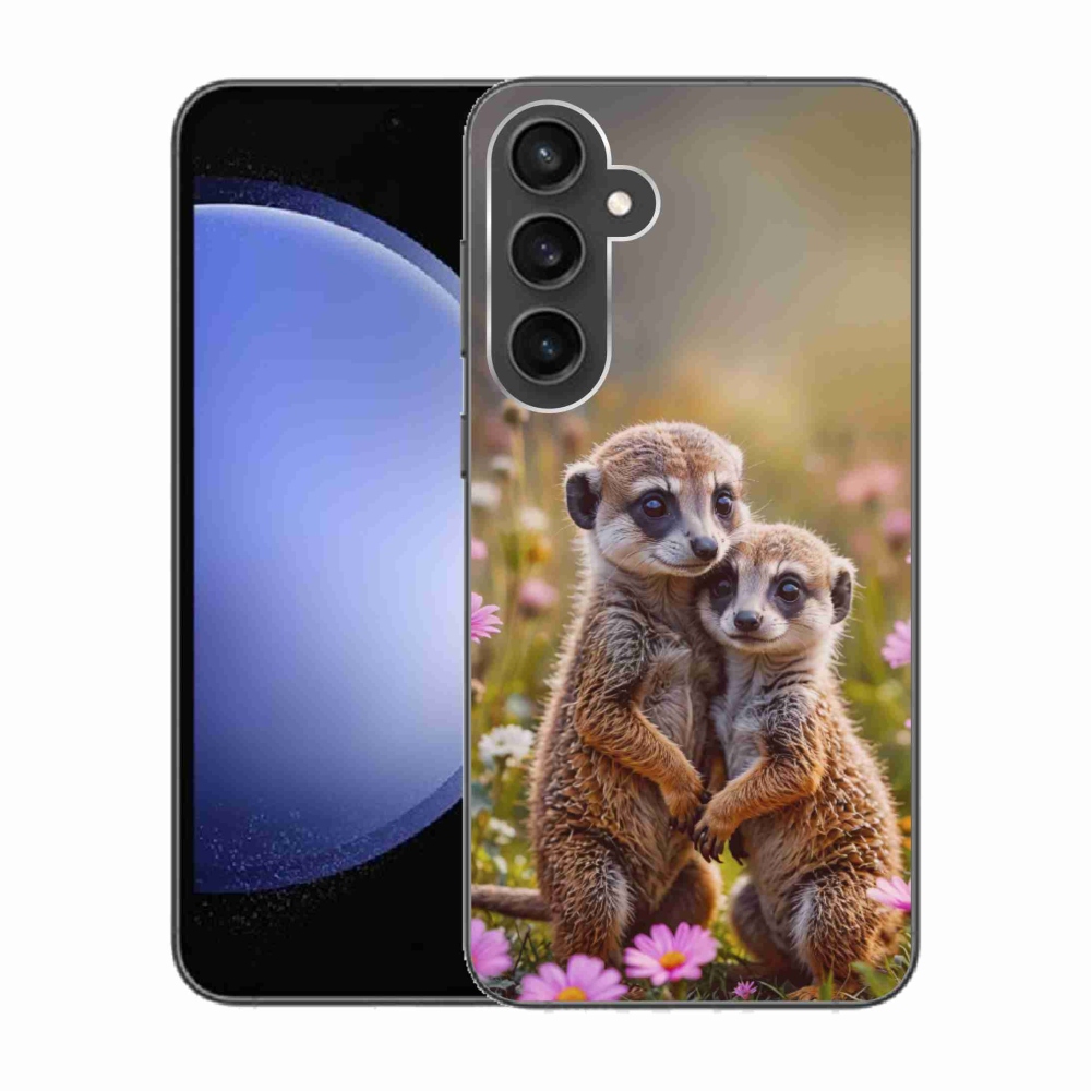 Gél borítás mmCase Samsung Galaxy S23 FE - szurikátás duó számára