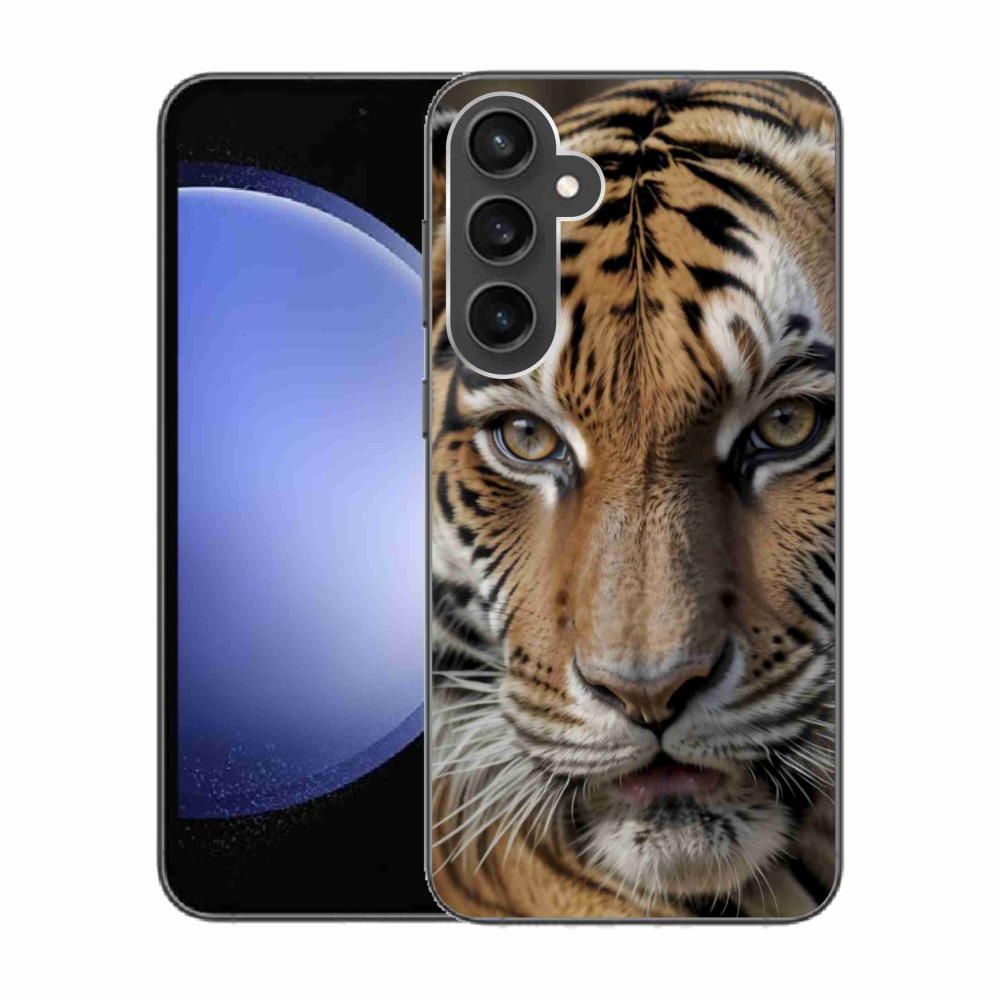 Zselés borítás mmCase Samsung Galaxy S23 FE - tigris nézet
