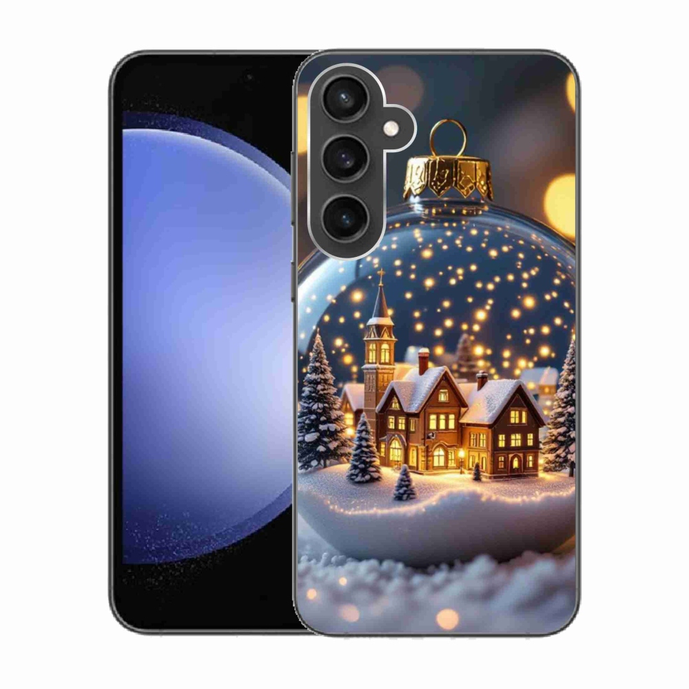 Gél borítás mmCase Samsung Galaxy S23 FE - Karácsonyi gömbök 4