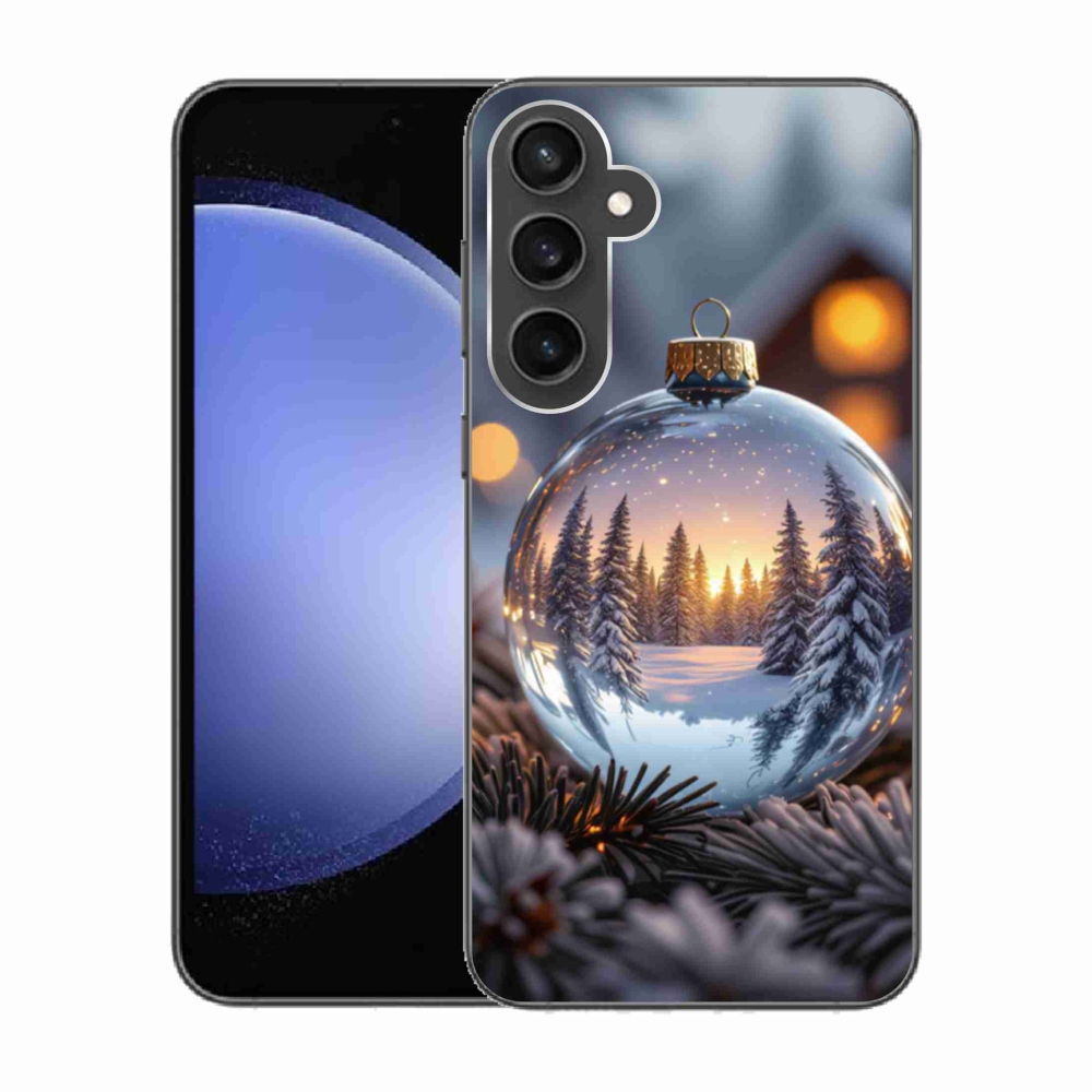 Gél borítás mmCase Samsung Galaxy S23 FE - Karácsonyi dekoráció