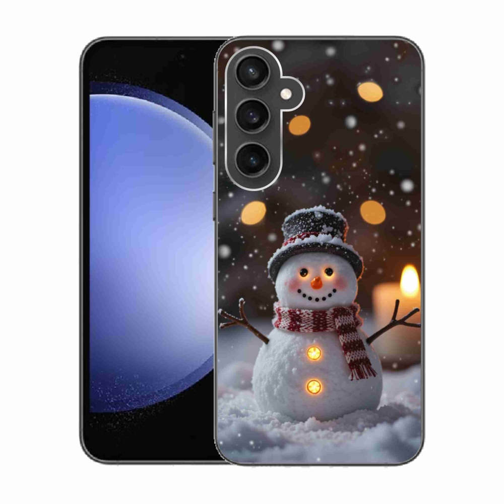 Gél borítás mmCase Samsung Galaxy S23 FE készülékhez - vidám hóember